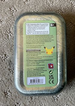  Pokemon Trading Card Game (TCG): Kalos Celebrations Mini Tins - Brand New! Thumbnail