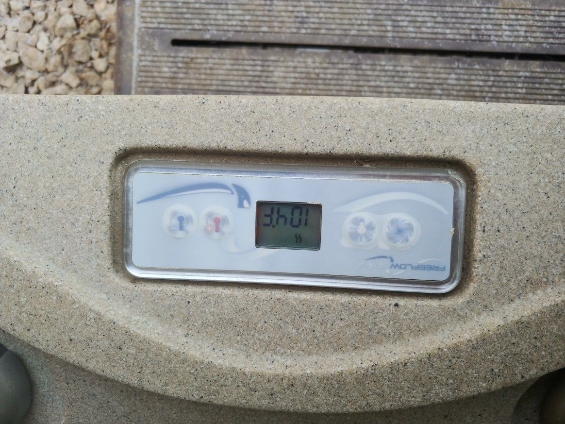 Four person hot tub