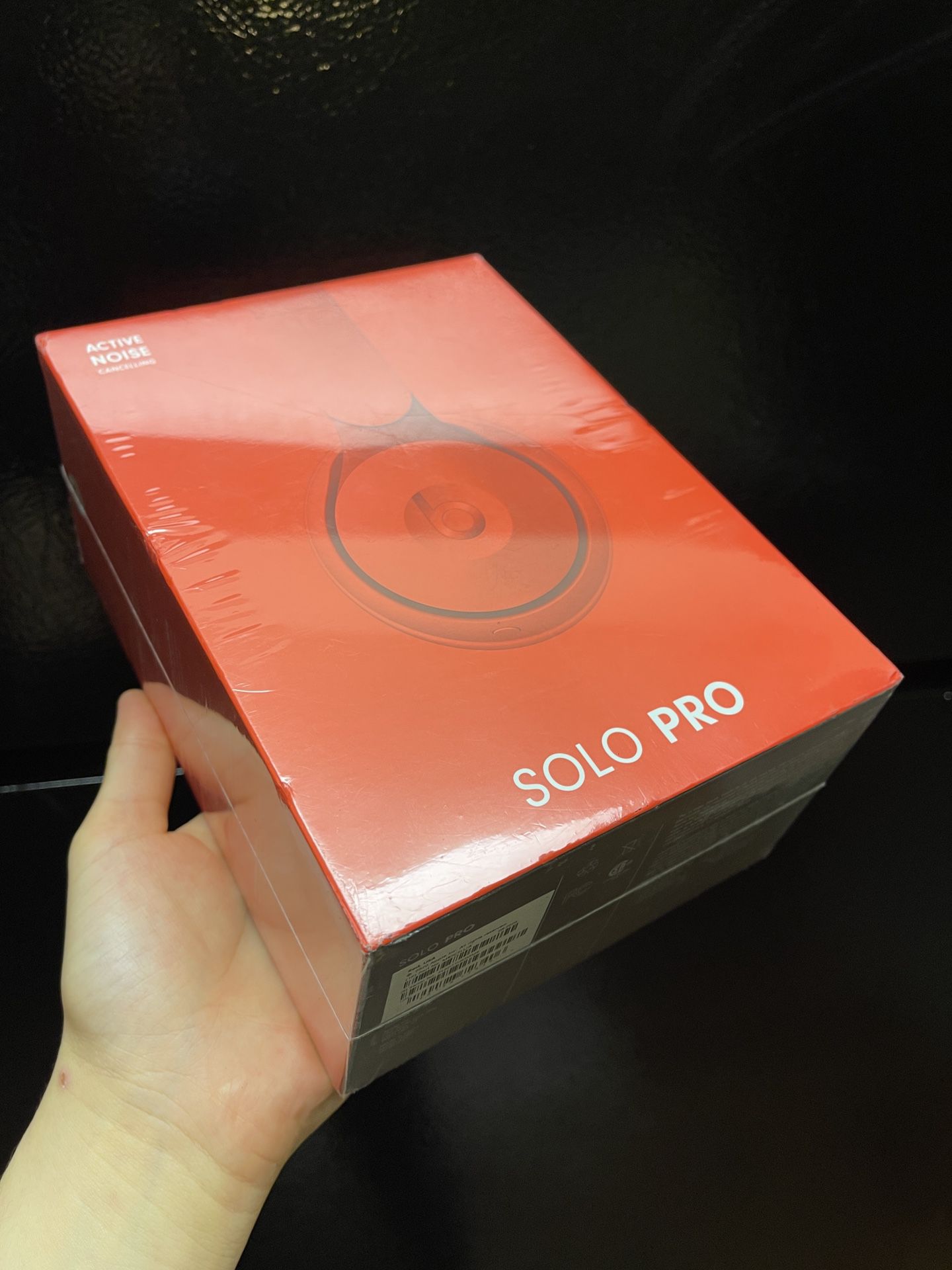 New sealed Beats Solo Pro Wireless Noise Cancelling On Ear Headphones (Red) -FIRM PRICE 