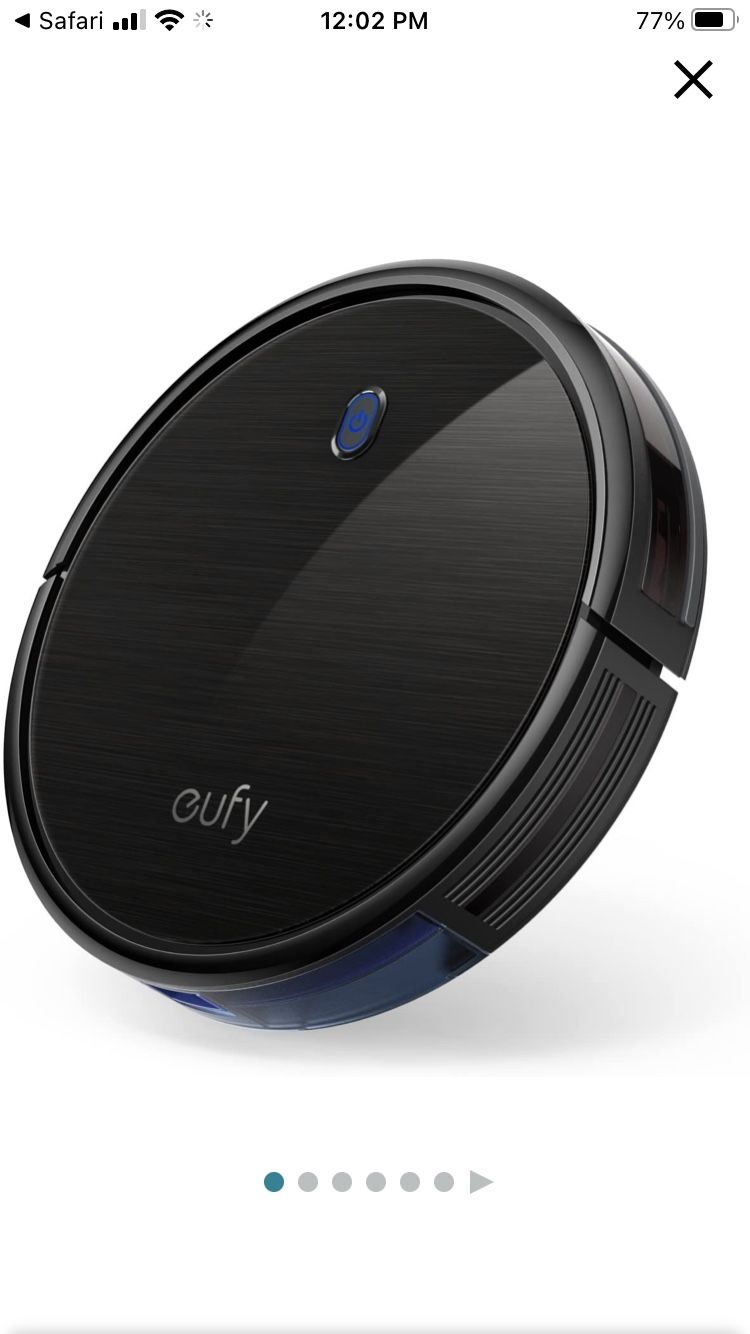 eufy by Anker, BoostIQ RoboVac 11S (Slim), Robot Vacuum Cleaner, Super-Thin, 1300Pa Strong Suction, Quiet, Self-Charging Robotic Vacuum Cleaner, Clean