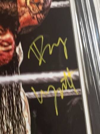 Bray Wyatt signed autographed framed 11x14 photo WWE champion Wyatt Family The Fiend JSA coa