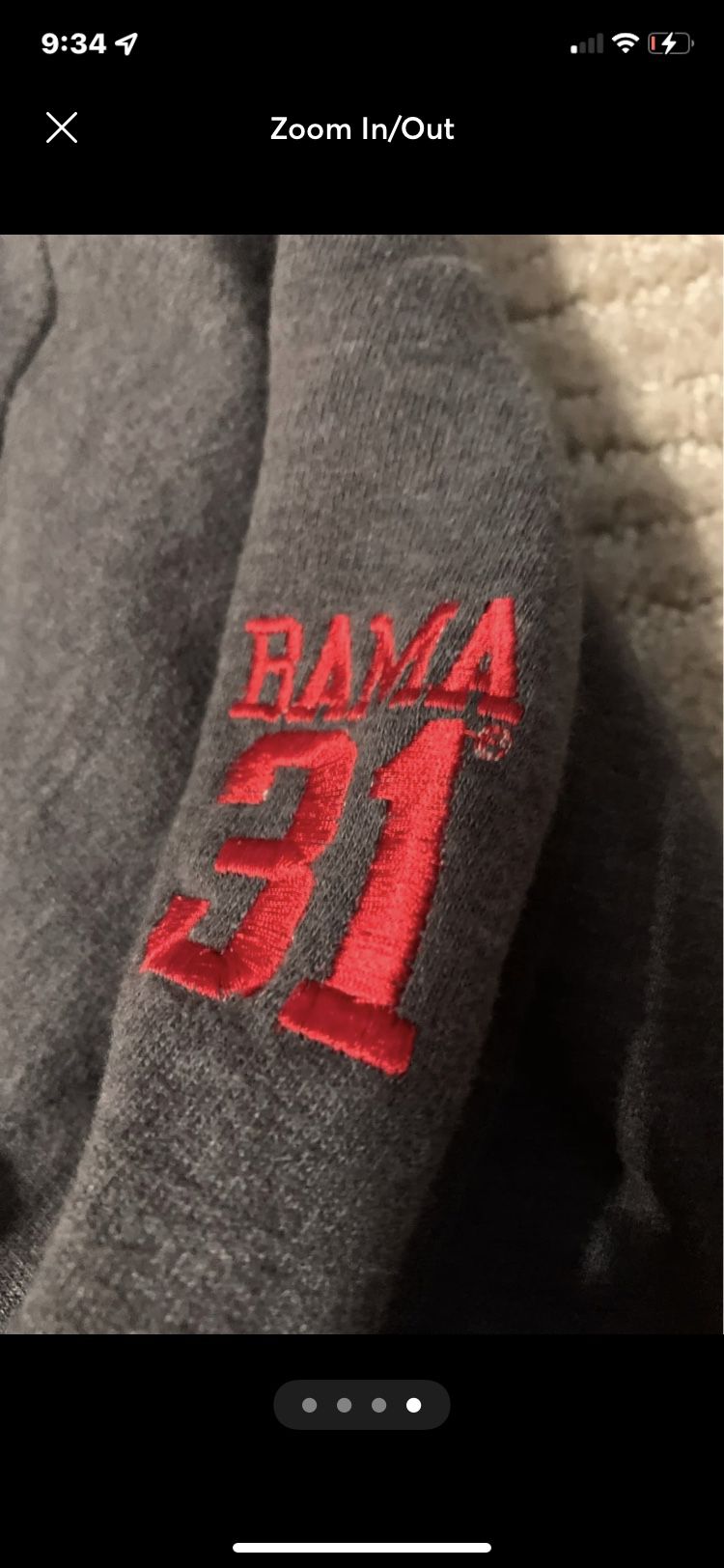 Alabama Sweatshirt Youth Size 20 1/4 Zip