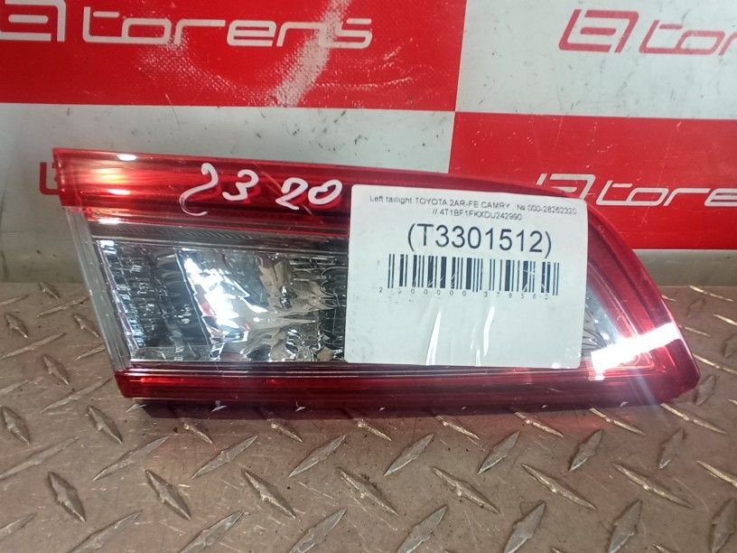 Left Taillight For 2013 Toyota Camry Stock 62320