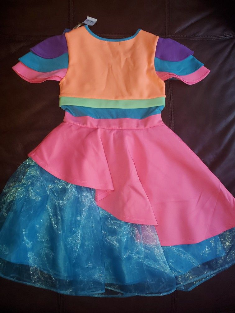 Jojo’s Siwa Bow Birthday Dress Party Halloween Girls Large 10-12 NWT