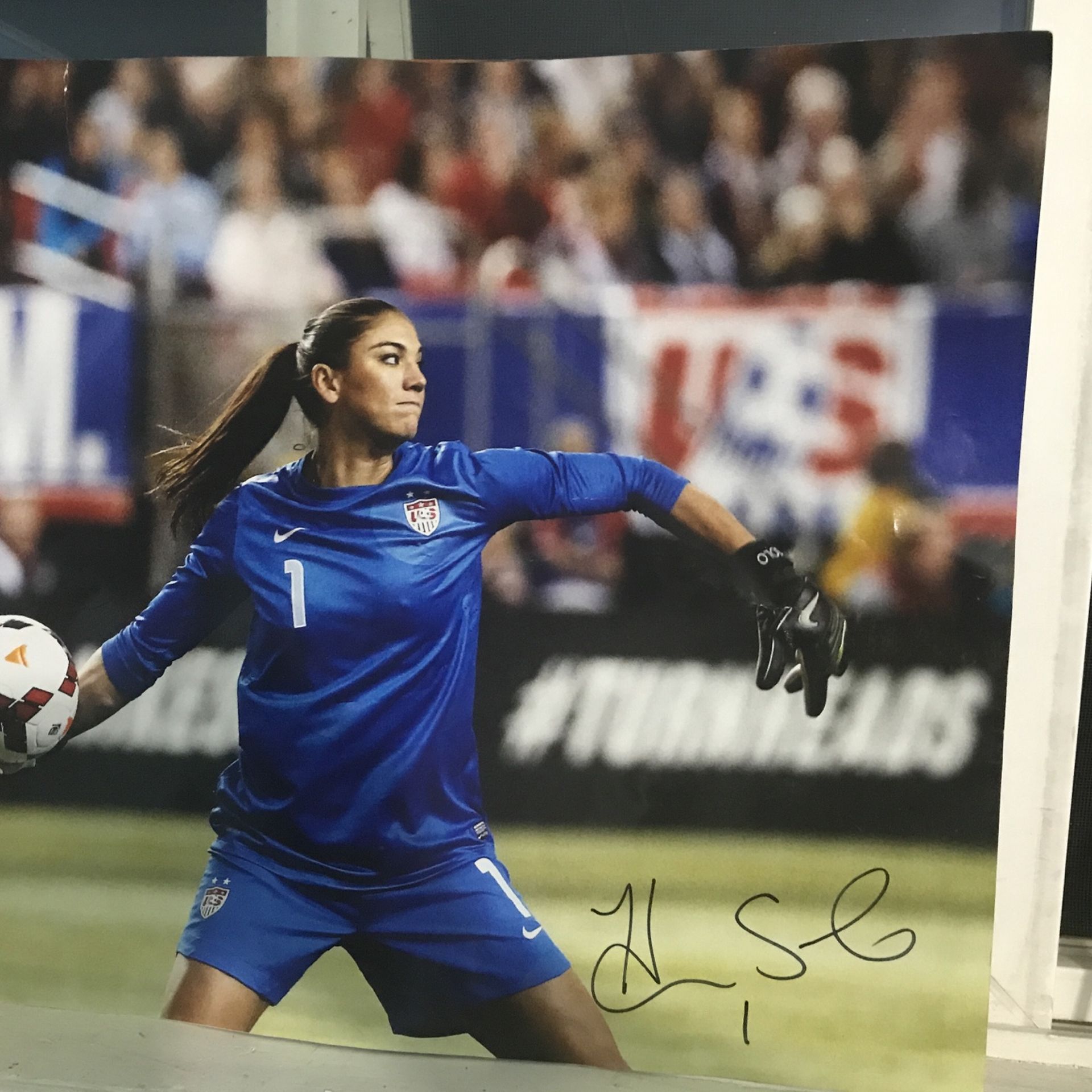 Hope Solo Autograph