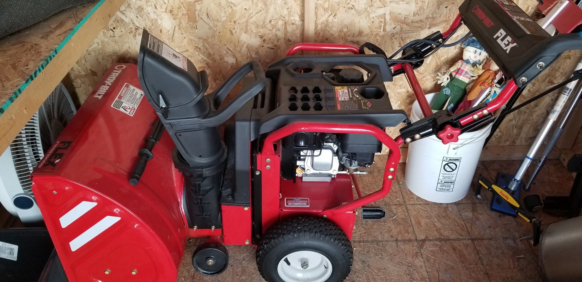 Used TroyBilt Flex with Snow Blower Attachment for Sale in Colorado