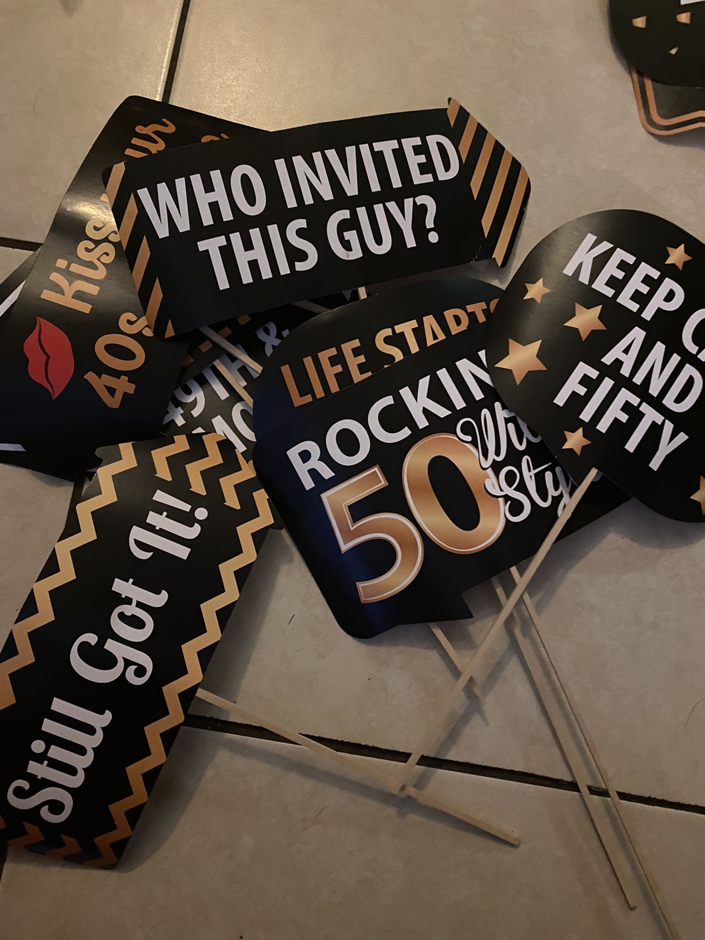 50th Birthday Decor