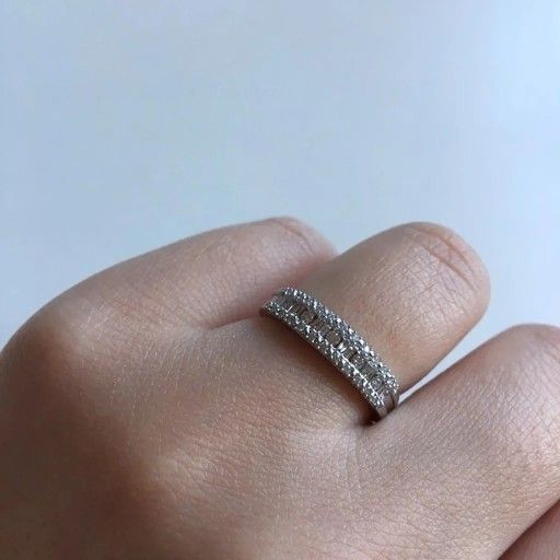 Zales Diamond Band 10K White Gold