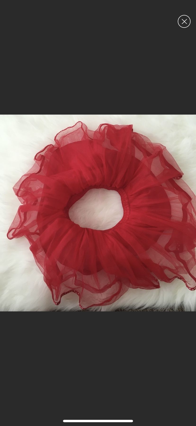 Gymboree Red Tutu Tulle Skirt