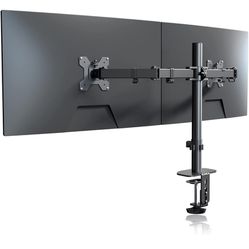 Dual Fully Adjustable Monitor Arm Stand Mount  Thumbnail