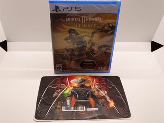 Mortal Kombat 11 Ultimate For PS5 with Mortal Kombat PlayStation 5 Controller Skin Cover - Brand New Sealed  Thumbnail