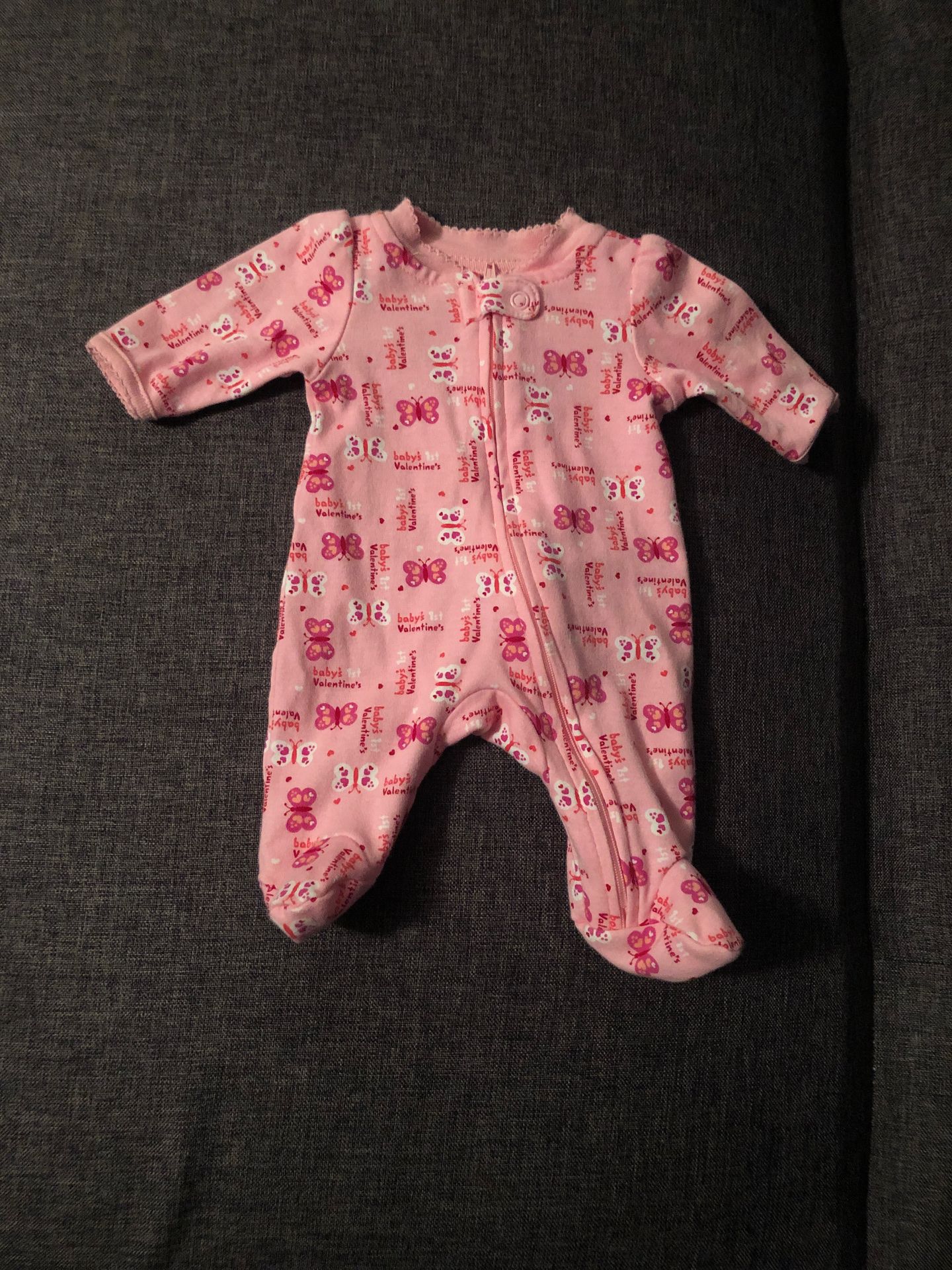 Baby’s First Valentines Onesie - Preemie