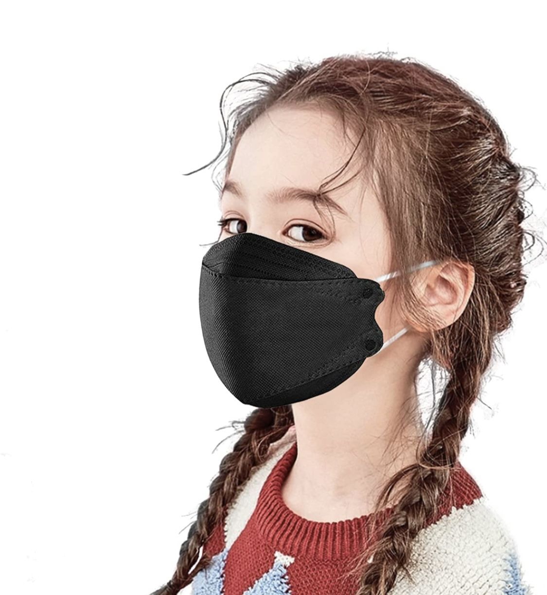 Kids KF94 Disposable Face Masks for Children Child Ages 4-12 Personnel Health Safety Protection 4 Ply Filter