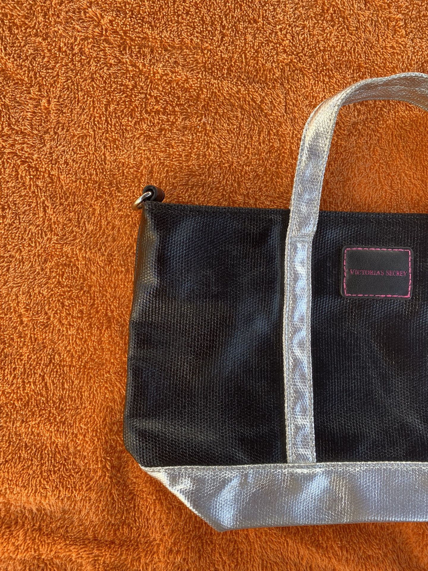 Victoria’s Secret Black Gray Womens Small Clutch Bag