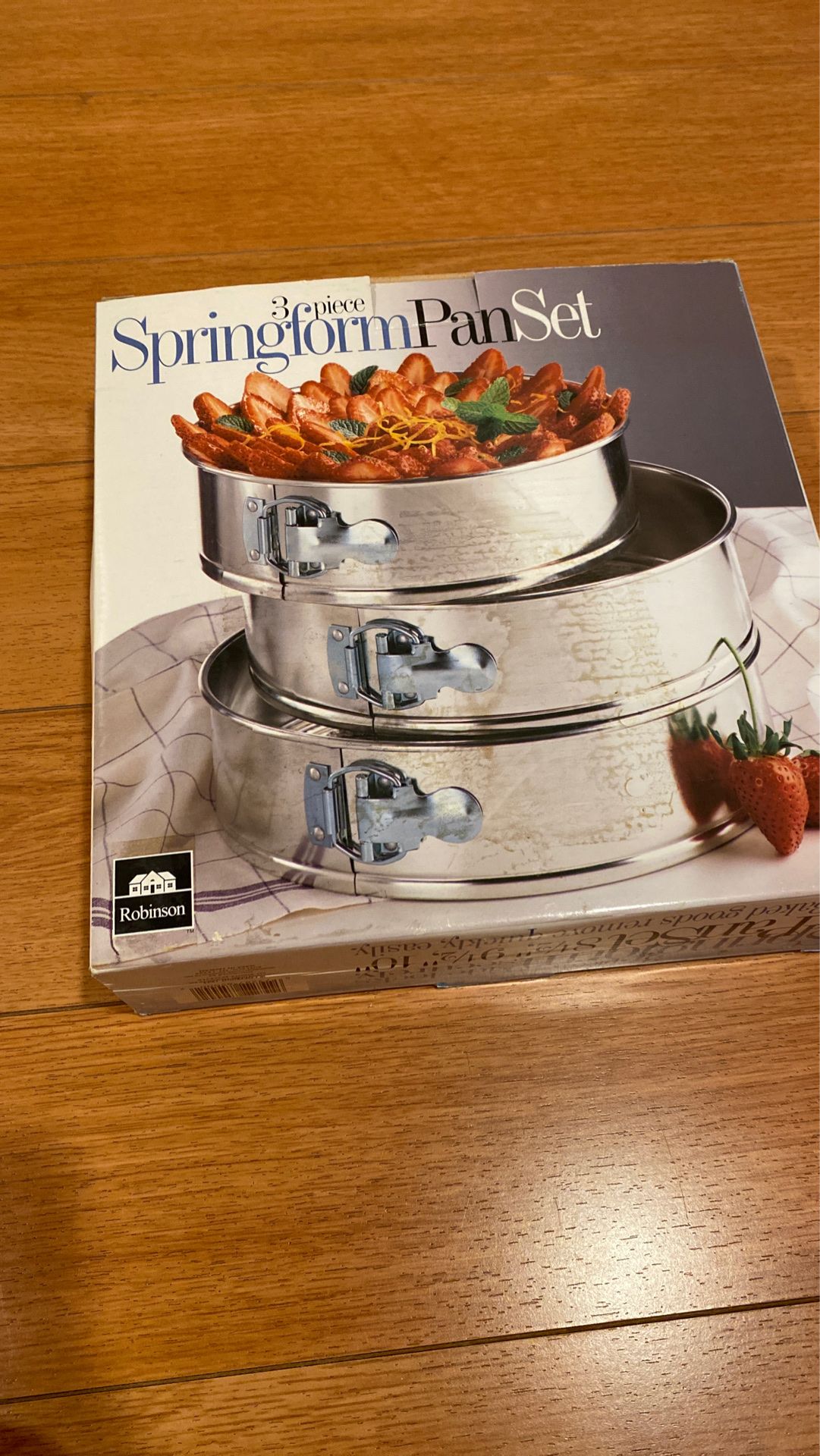 3 piece Springform pan set