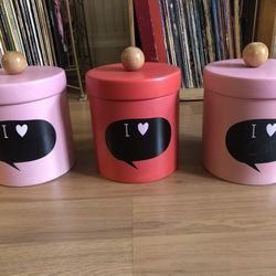 Chalk Board Canisters/Cookie Jars Thumbnail
