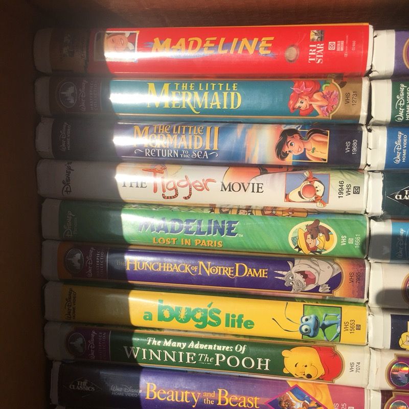 Disney Vhs Tapes Plus Vhs Player For Sale In Visalia Ca Offerup