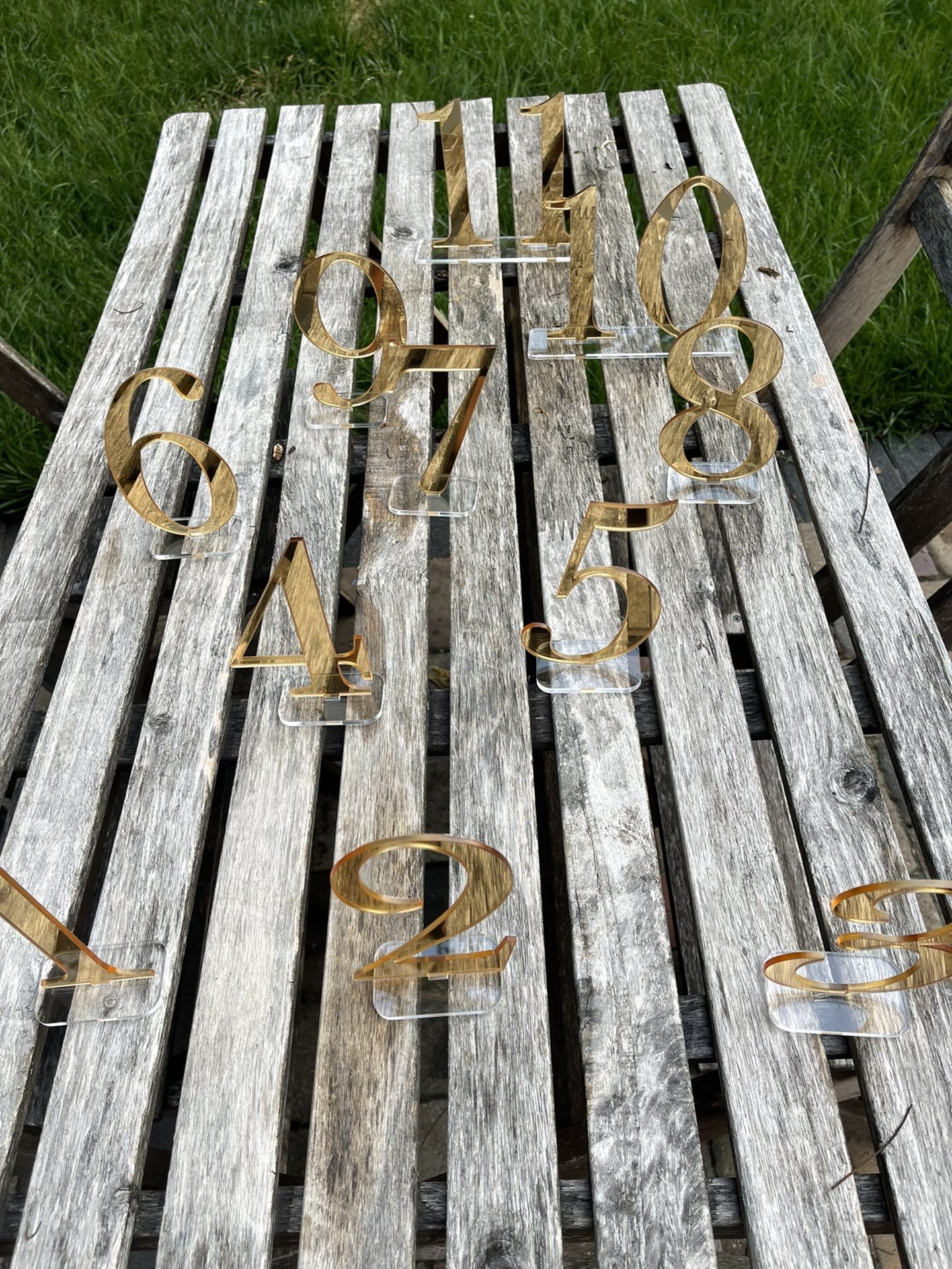 Wedding Table Numbers