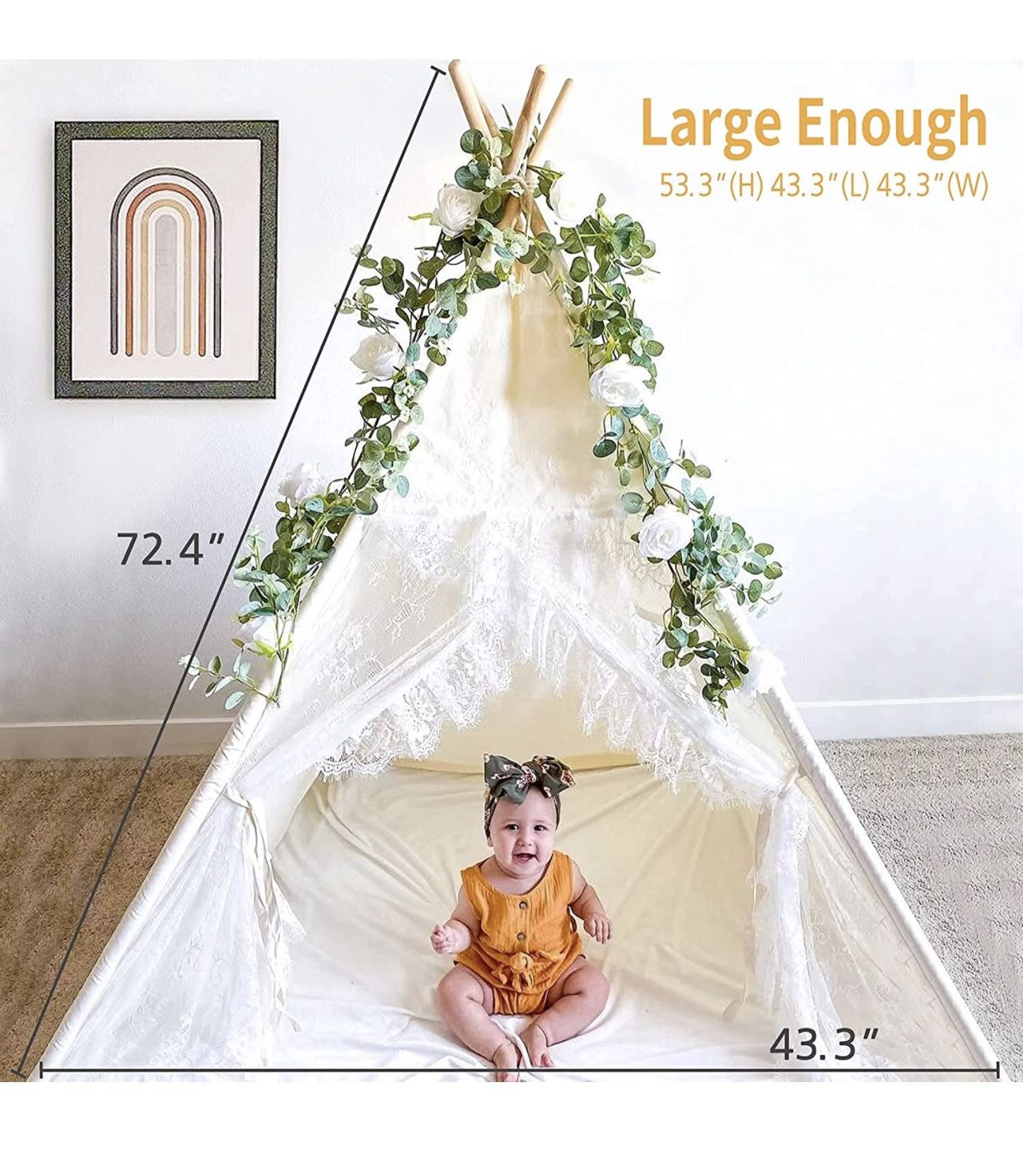 Teepee Play Tent