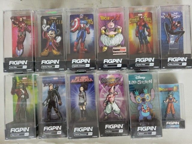Figpin Collectables 12 Total