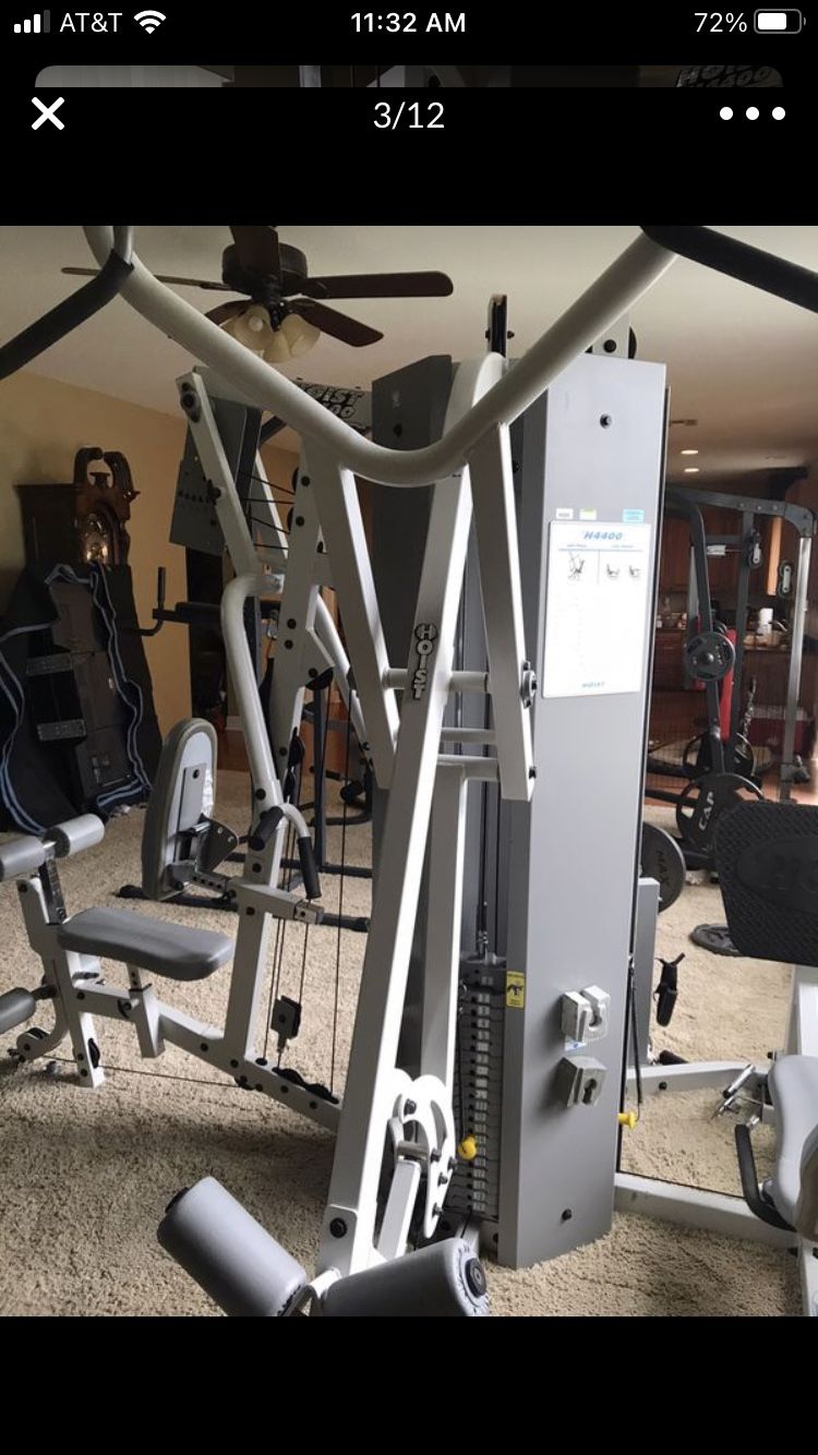 Hoist Commercial Grade Gym With Weights