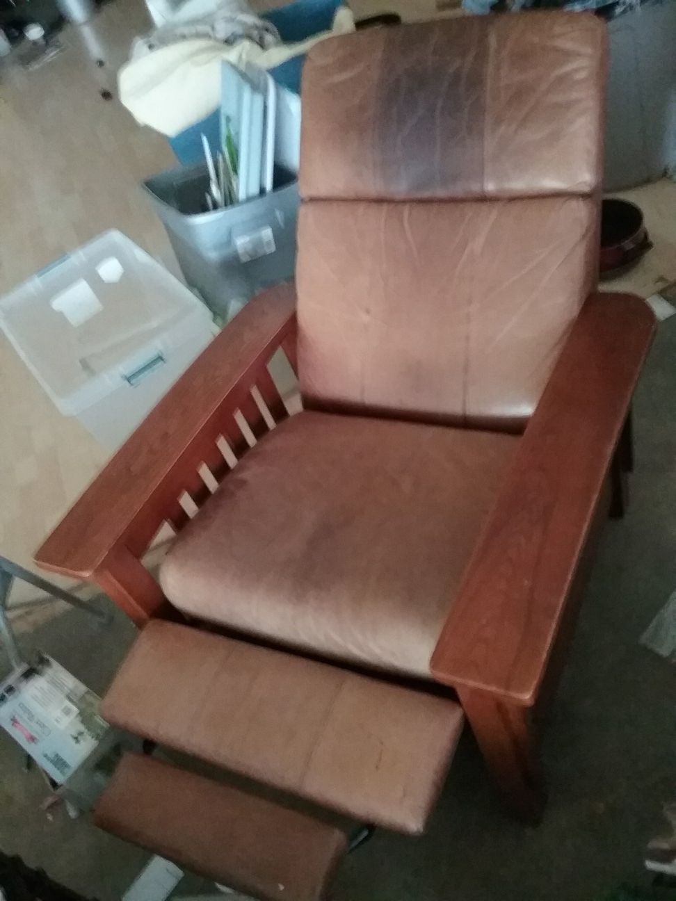 Gliding, recliner with ottoman