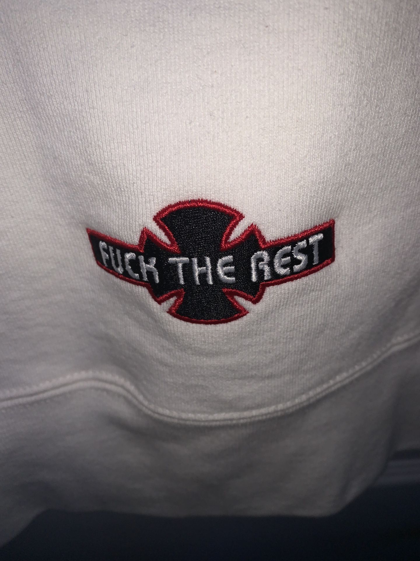 Supreme X Independent White Crewneck