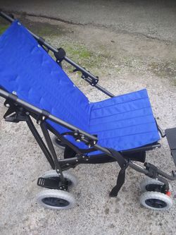 Ottobock Eco Buggy Stroller Blue and black Thumbnail