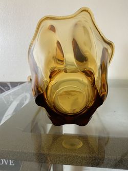Vintage MCM Viking Glass Vase  Thumbnail