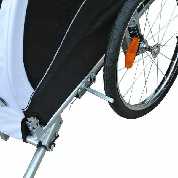 Elite II 2-In-1 Pet Dog Bike Trailer and Stroller with Suspension