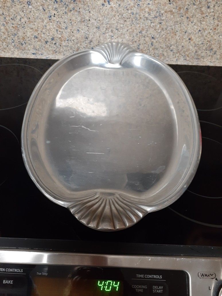 Shell Pewter Platter
