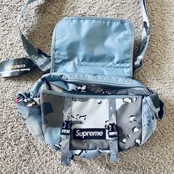 Supreme Waist Bag (SS20) Blue Chocolate Chip Camo Used