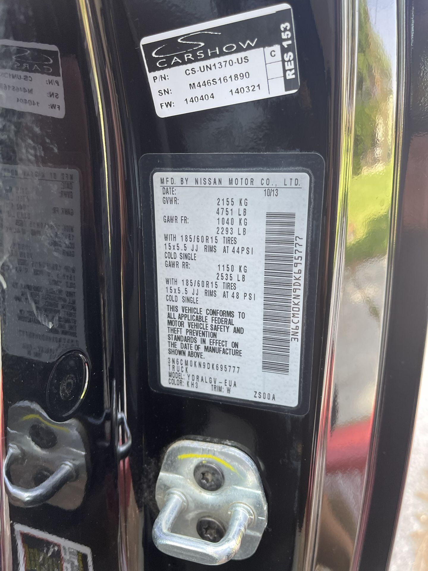 2013 Nissan Nv200