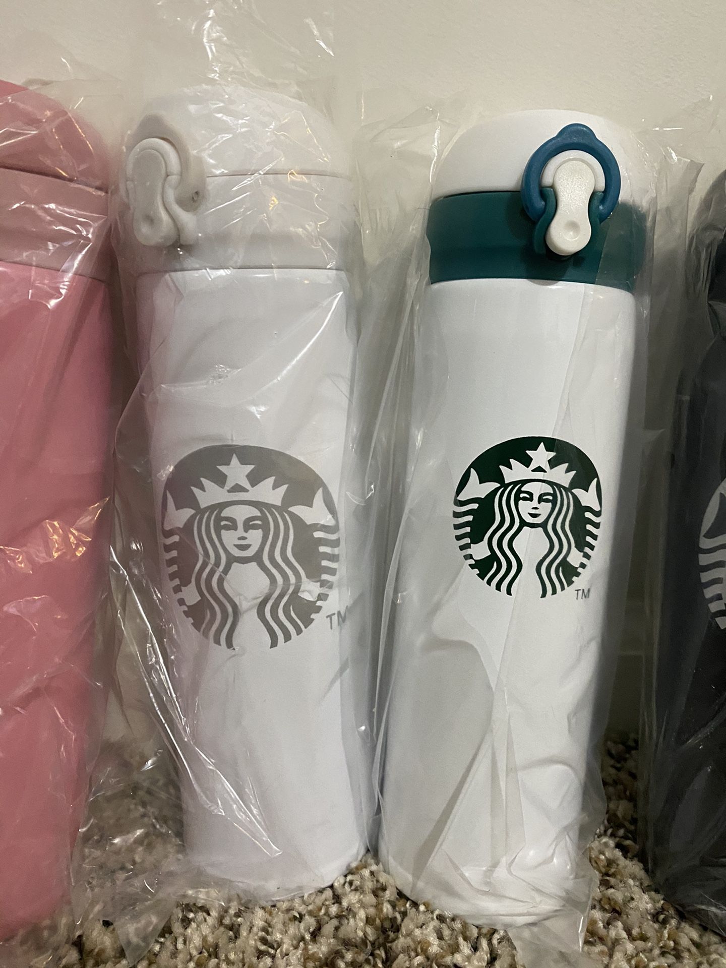 Starbucks coffee stainless steel cups 16oz