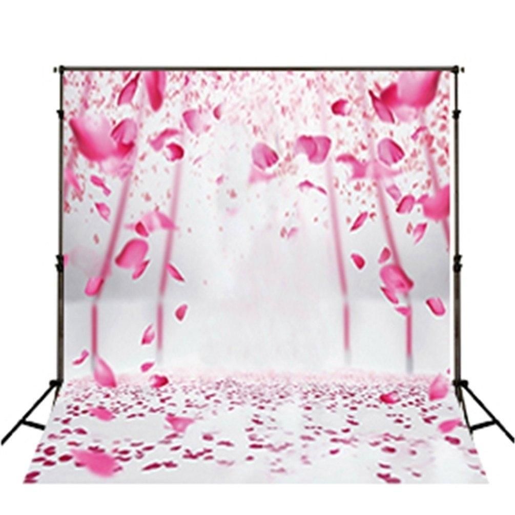 Photography Background 5x7ft Photo Backdrops Pink Petal Palace Wedding Photo Booth Props