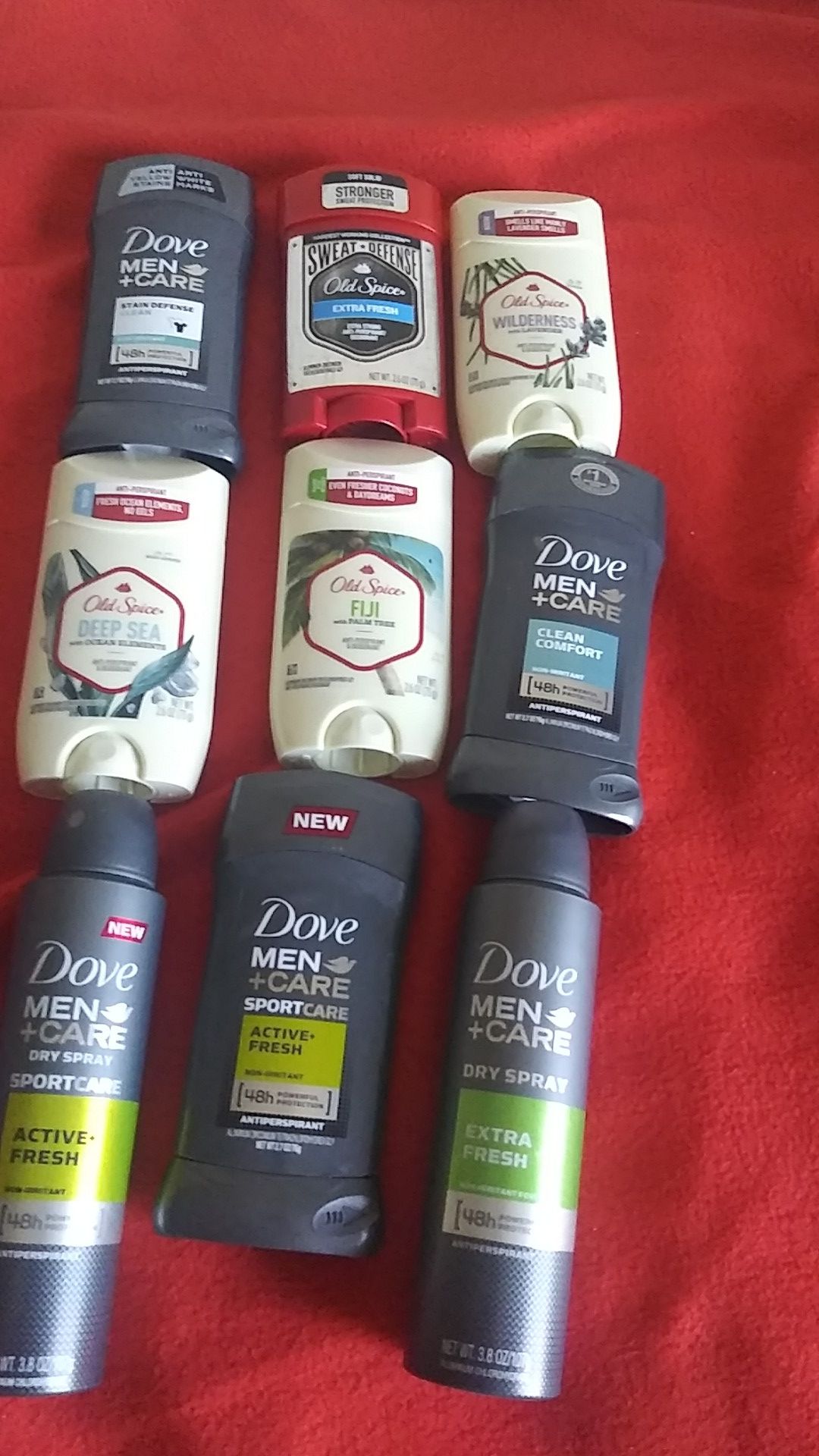 Dove body wash dove deoderant/old spice body wash and deoderant