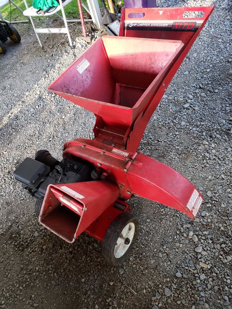 Mtd wood chipper shredder commercial heavy duty model for Sale in ...