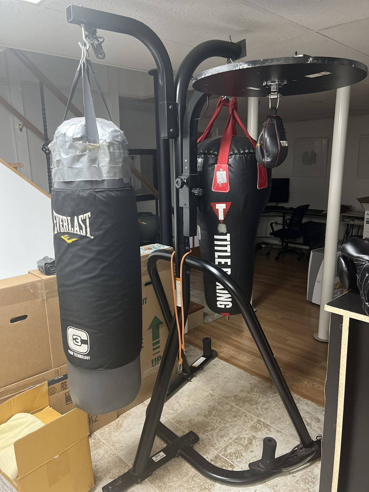 Punching Bag Stand With Bags