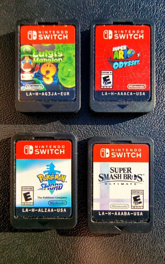 Nintendo Switch Game Lot of 4 games In Very-Good Condition See Photo & Description