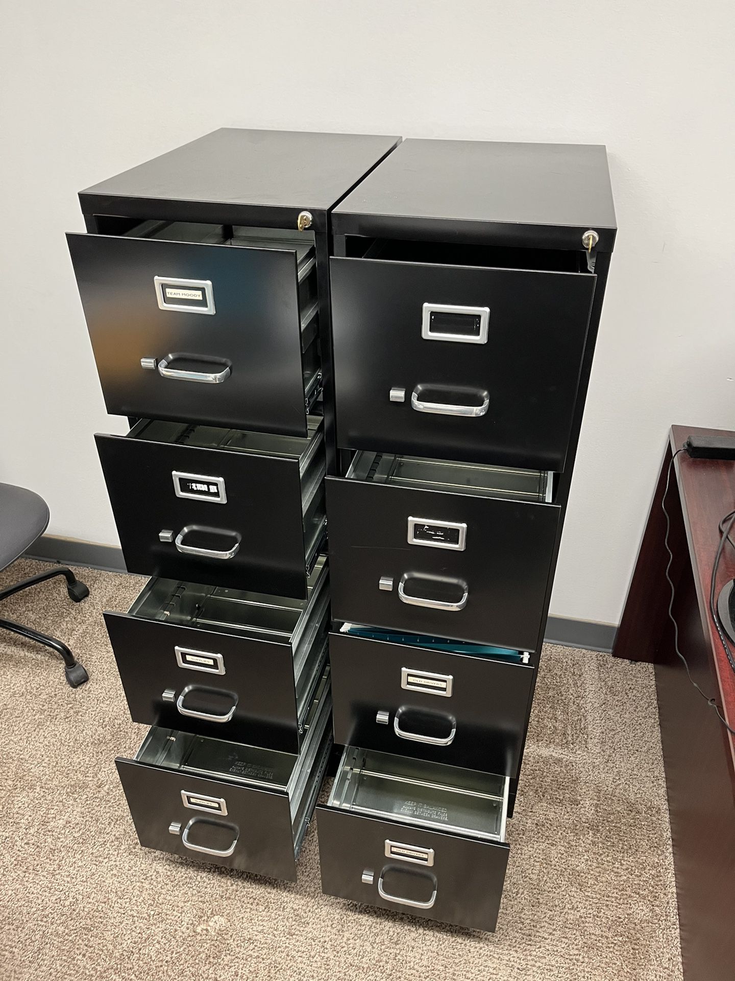 4 Drawer Vertical File Cabinets With Keys