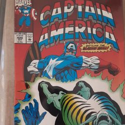 Marvel Masterpieces Captain America Battling Blazing Skull Thumbnail