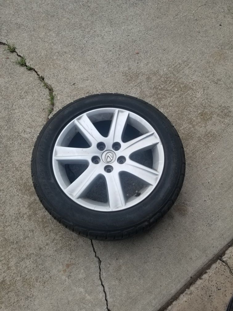 Lexus es350 stock rim and tires set