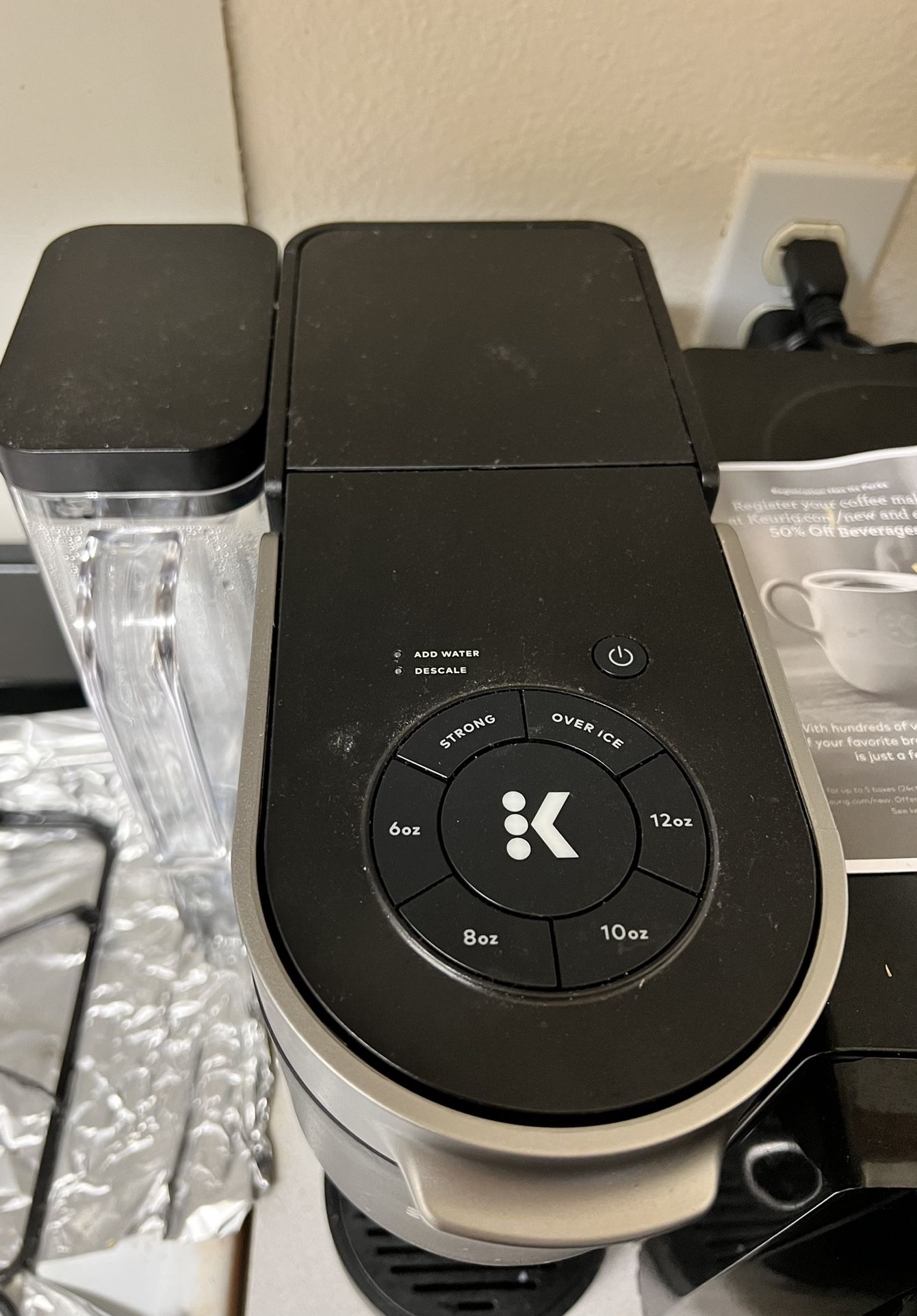 Keureg coffee maker brand new just recently used
