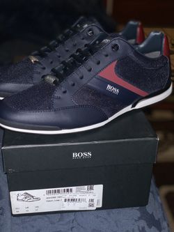 Hugo Boss Saturn Lowp Meth Men's Sporty Shoes Low Top Fashion Sneakers 50412582