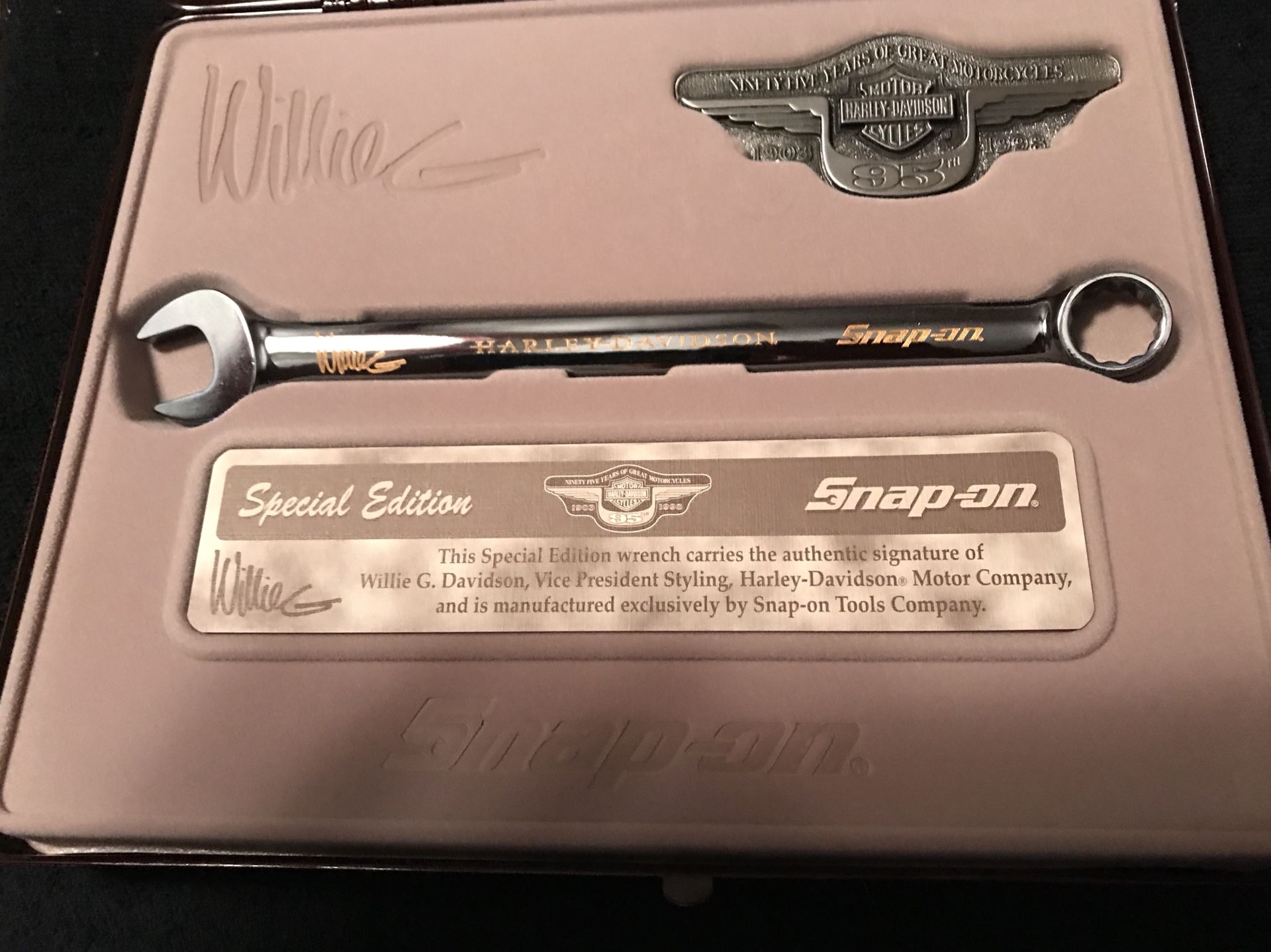 スナップオン snap-on Harley-Davidson 95周年記念レンチ - www.top4all.pl