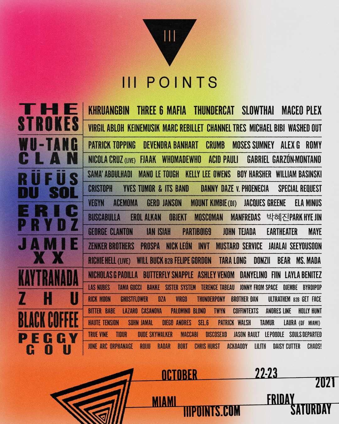 iii Points 2 Day GA Wrist Bands