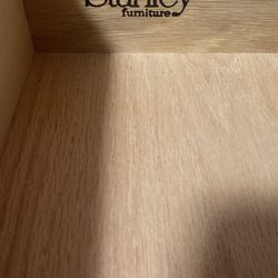 Stanley Furniture- Oak wood, Black Marble Entryway Table Thumbnail