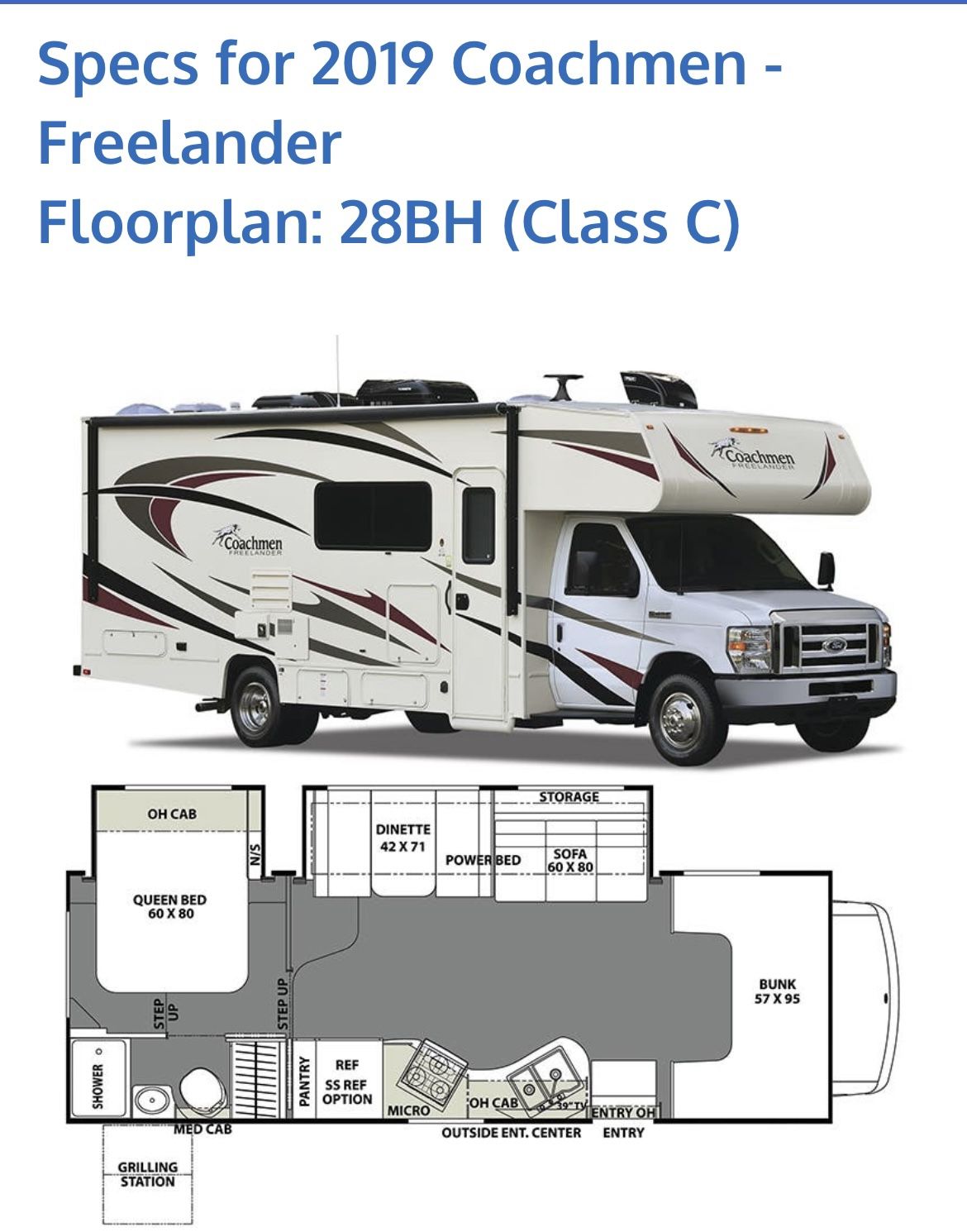 2019 coachman freelander