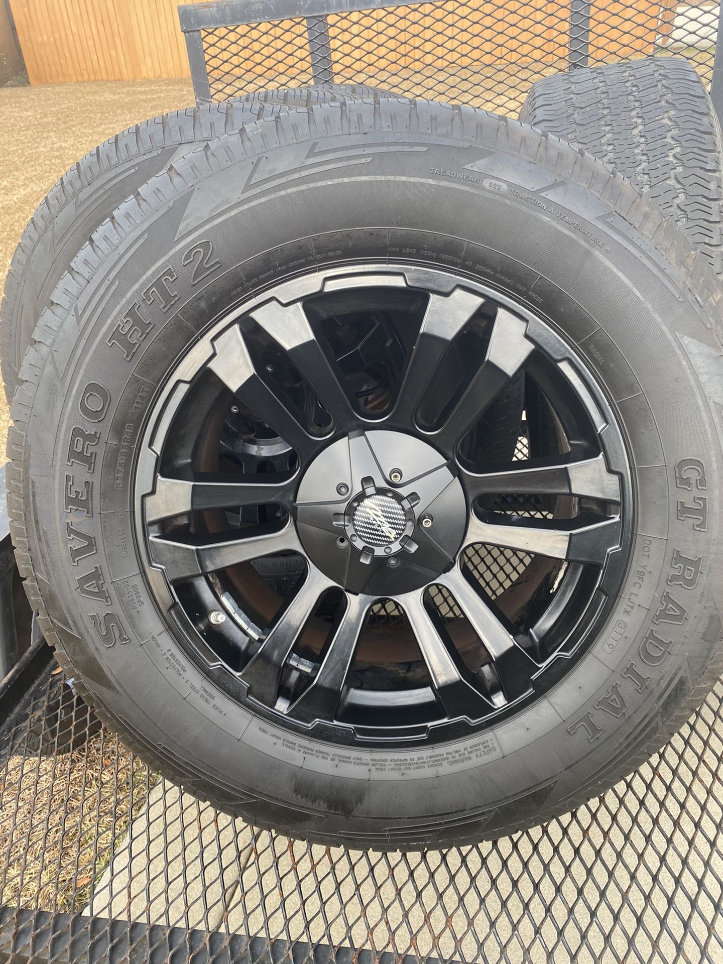 Jeep Wrangler Sahara Unlimited Rims & Tires. with 1/2x20 Threads . 5x5