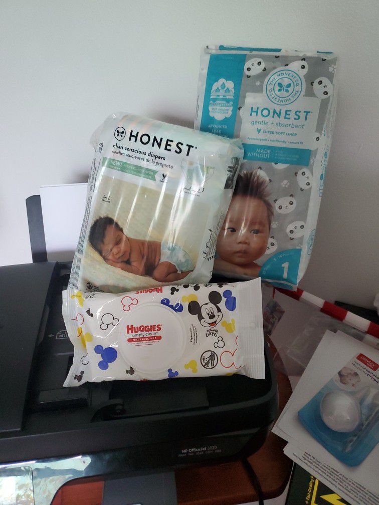 Honest Diapers W Wipes